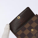 LOUIS VUITTON Damier Ebene Ludlow Coin Purse N62925 LV Auth 134884-8