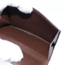 LOUIS VUITTON Damier Ebene Ludlow Coin Purse N62925 LV Auth 134884-9