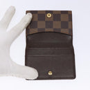 LOUIS VUITTON Damier Ebene Ludlow Coin Purse N62925 LV Auth 134884-10