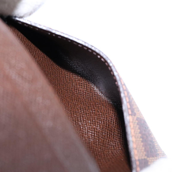 LOUIS VUITTON Damier Ebene Ludlow Coin Purse N62925 LV Auth 134884