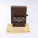 LOUIS VUITTON Damier Ebene Ludlow Coin Purse N62925 LV Auth 134884-12