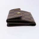 LOUIS VUITTON Damier Ebene Ludlow Coin Purse N62925 LV Auth 134884-4