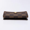 LOUIS VUITTON Damier Ebene Ludlow Coin Purse N62925 LV Auth 134884-5