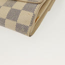 LOUIS VUITTON Damier Azur Portefeuille Elise Trifold Wallet N61733 Auth 134886-15