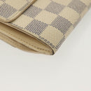 LOUIS VUITTON Damier Azur Portefeuille Elise Trifold Wallet N61733 Auth 134886-16