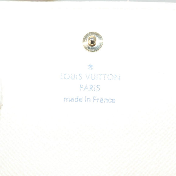 LOUIS VUITTON Damier Azur Portefeuille Elise Trifold Wallet N61733 Auth 134886