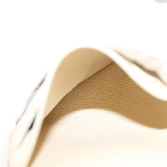 LOUIS VUITTON Damier Azur Portefeuille Elise Trifold Wallet N61733 Auth 134886