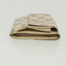 LOUIS VUITTON Damier Azur Portefeuille Elise Trifold Wallet N61733 Auth 134886-3