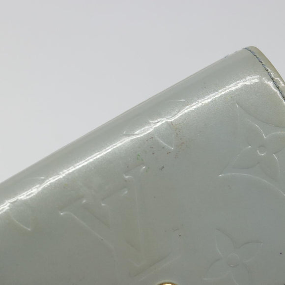 LOUIS VUITTON Vernis Porte Monnaie Bier Cartes Crdit Wallet M91247 Auth 134889