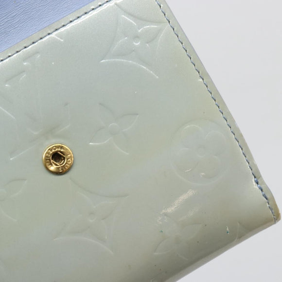 LOUIS VUITTON Vernis Porte Monnaie Bier Cartes Crdit Wallet M91247 Auth 134889