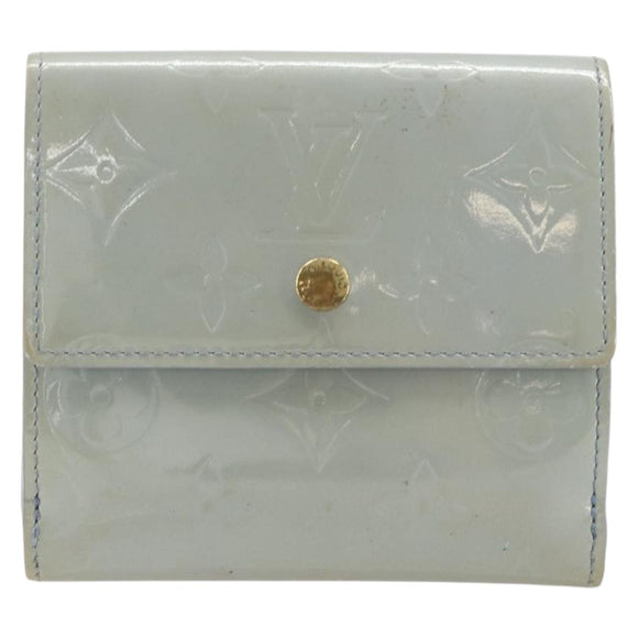 LOUIS VUITTON Vernis Porte Monnaie Bier Cartes Crdit Wallet M91247 Auth 134889