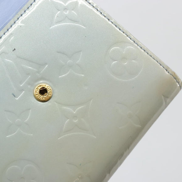 LOUIS VUITTON Vernis Porte Monnaie Bier Cartes Crdit Wallet M91247 Auth 134889
