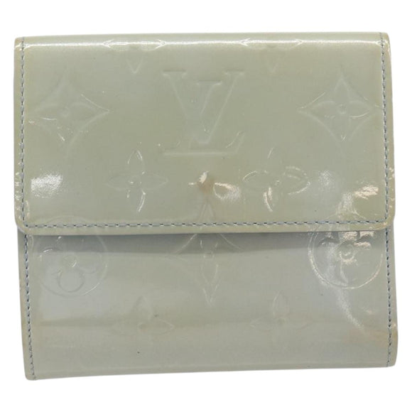 LOUIS VUITTON Vernis Porte Monnaie Bier Cartes Crdit Wallet M91247 Auth 134889
