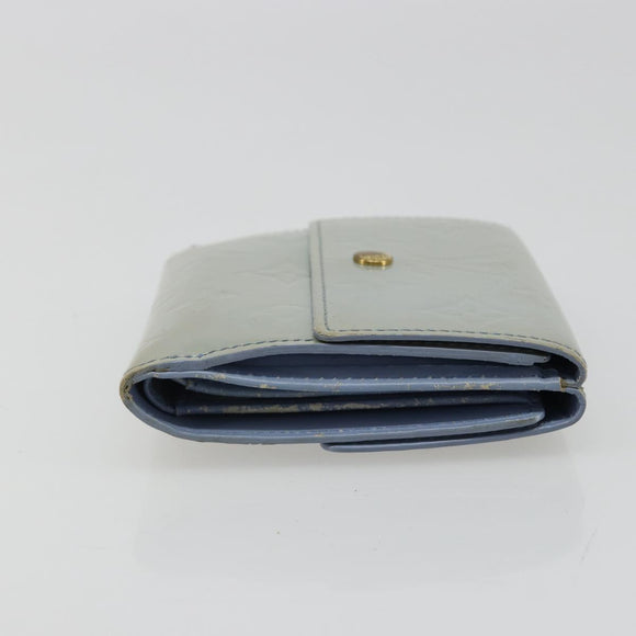 LOUIS VUITTON Vernis Porte Monnaie Bier Cartes Crdit Wallet M91247 Auth 134889