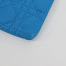 Christian Dior Canage Pouch Leather Blue Red black Auth 134892M-11