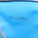 Christian Dior Canage Pouch Leather Blue Red black Auth 134892M-13