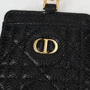 Christian Dior Canage Pouch Leather Blue Red black Auth 134892M-19