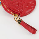 Christian Dior Canage Pouch Leather Blue Red black Auth 134892M-24