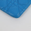 Christian Dior Canage Pouch Leather Blue Red black Auth 134892M-8