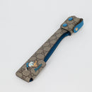 GUCCI GG Supreme Japanese Fan PVC Beige Gold 661734 Auth 134893M-18