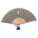 GUCCI GG Supreme Japanese Fan PVC Beige Gold 661734 Auth 134893M-13