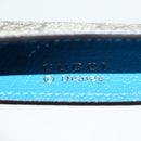 GUCCI GG Supreme Japanese Fan PVC Beige Gold 661734 Auth 134893M-24