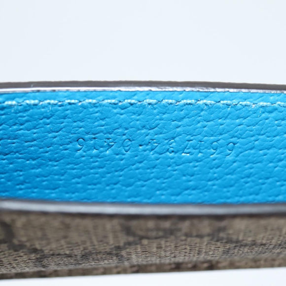 GUCCI GG Supreme Japanese Fan PVC Beige Gold 661734 Auth 134893M