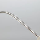 CHANEL Glasses metal Silver tone CC Auth 134897M-10