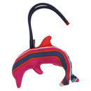 HERMES Bag Charm Silk Purple Auth 134898M-1