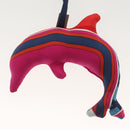 HERMES Bag Charm Silk Purple Auth 134898M-4