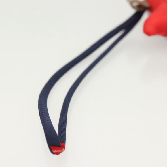 HERMES Bag Charm Silk Purple Auth 134898M