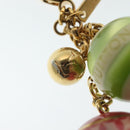 LOUIS VUITTON Bijoux Sac Mini Lin Croisette Charm Gold M95506 LV Auth 134900-4