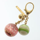 LOUIS VUITTON Bijoux Sac Mini Lin Croisette Charm Gold M95506 LV Auth 134900-6