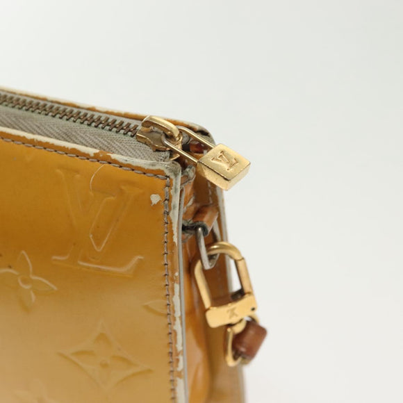 LOUIS VUITTON Monogram Vernis Lexington Accessory Pouch Gris M91056 Auth 134903