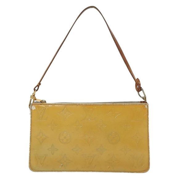 LOUIS VUITTON Monogram Vernis Lexington Accessory Pouch Gris M91056 Auth 134903