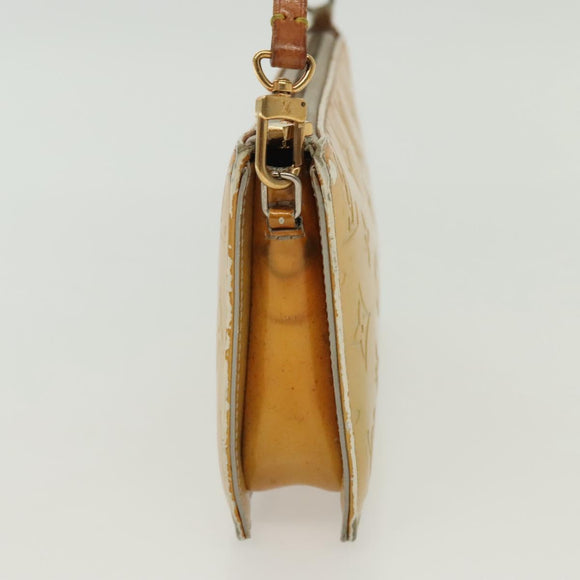 LOUIS VUITTON Monogram Vernis Lexington Accessory Pouch Gris M91056 Auth 134903