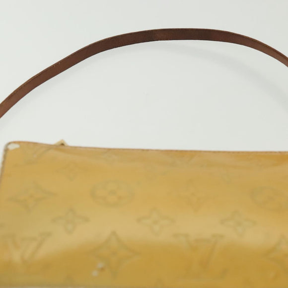 LOUIS VUITTON Monogram Vernis Lexington Accessory Pouch Gris M91056 Auth 134903