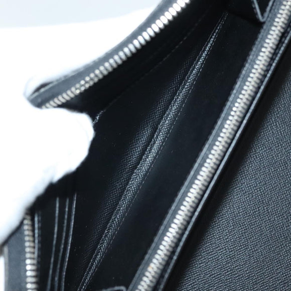 LOUIS VUITTON Damier Graphite Zippy Organizer Long Wallet N63002 Auth 134904