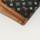 LOUIS VUITTON Multicolor Portefeuille Viennois Wallet Black M92988 Auth 134906-15