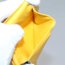 LOUIS VUITTON Damier Pop Organizer De Poch Card Case Yellow N40596 Auth 134907M-10