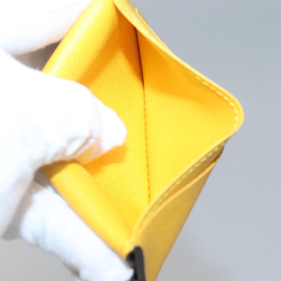 LOUIS VUITTON Damier Pop Organizer De Poch Card Case Yellow N40596 Auth 134907M