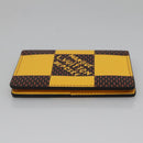 LOUIS VUITTON Damier Pop Organizer De Poch Card Case Yellow N40596 Auth 134907M-3