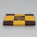 LOUIS VUITTON Damier Pop Organizer De Poch Card Case Yellow N40596 Auth 134907M-4