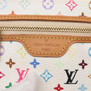 LOUIS VUITTON Monogram Multicolor Pochette MM Pouch White M60028 LV Auth 134908V-17