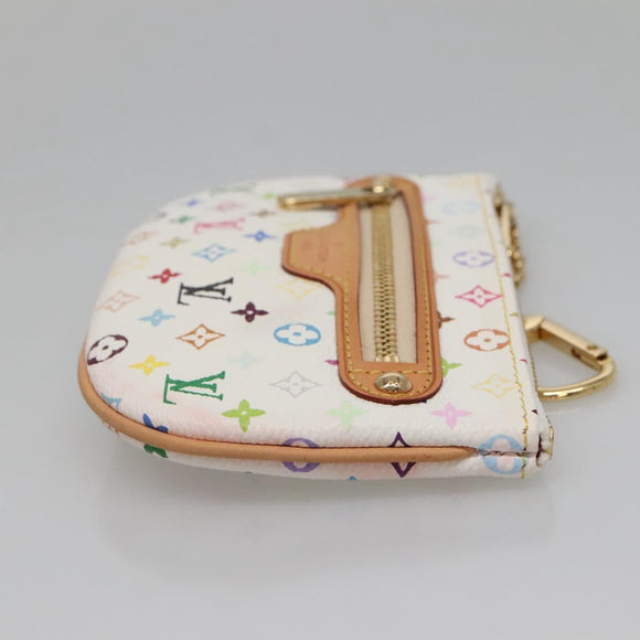 LOUIS VUITTON Monogram Multicolor Pochette MM Pouch White M60028 LV Auth 134908V
