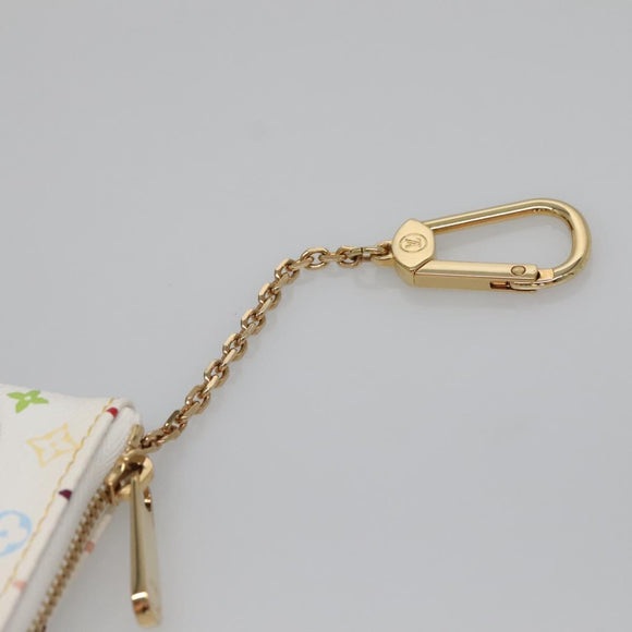 LOUIS VUITTON Monogram Multicolor Pochette MM Pouch White M60028 LV Auth 134908V