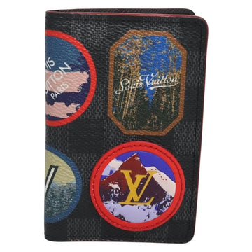 LOUIS VUITTON Damier Graphite Alps Organizer De Poch Case N60130 LV Auth 134909M