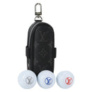 LOUIS VUITTON Monogram Eclipse Set Golf Andrews Bag Charm GI0344 LV Auth 134910M-1
