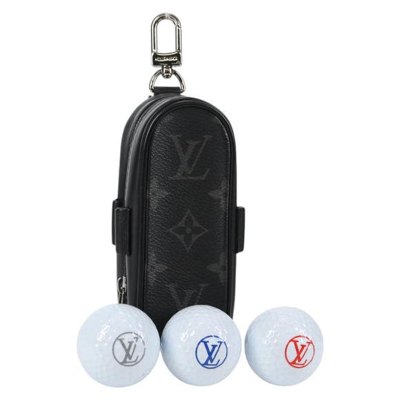 LOUIS VUITTON Monogram Eclipse Set Golf Andrews Bag Charm GI0344 LV Auth 134910M