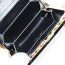 CHANEL Chain Shoulder Bag Patent leather Black Gold CC Auth 134911M-26